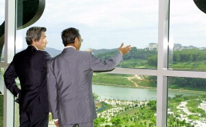 小泉首相とマハティール首相／2002年1月10日