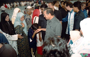 マハティール首相（ペナンにて）／2002年10月2日